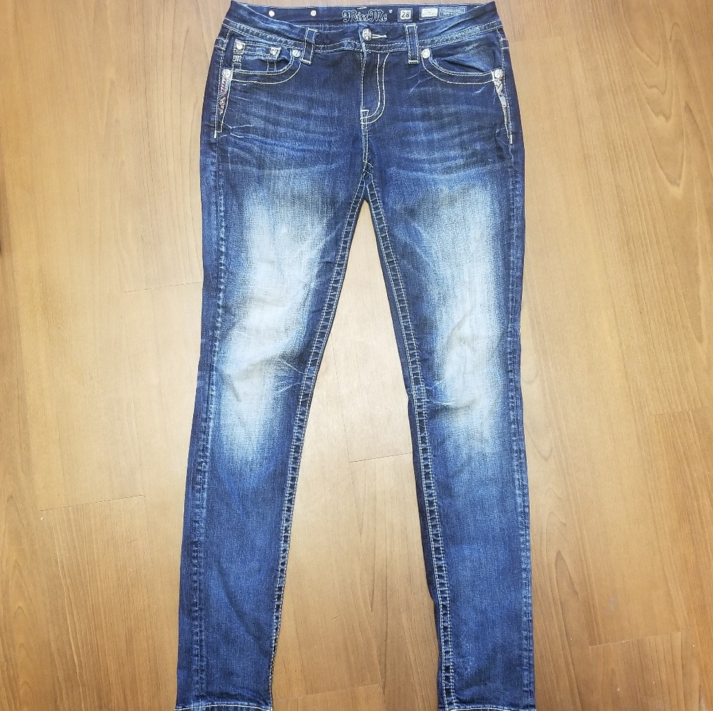 Miss Me Mid-Rise Easy Skinny Jeans